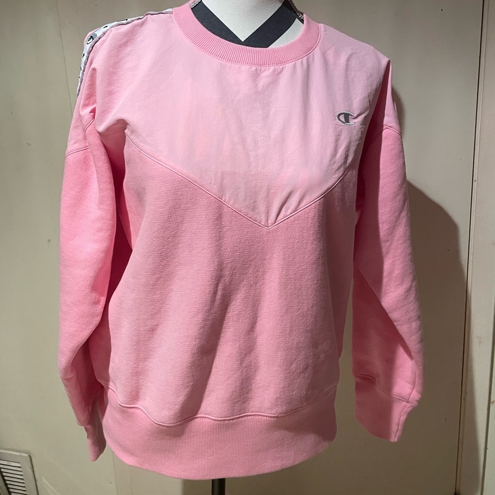 Chiara Ferragni x Champion Collab Pink Sweatshirt, Size M